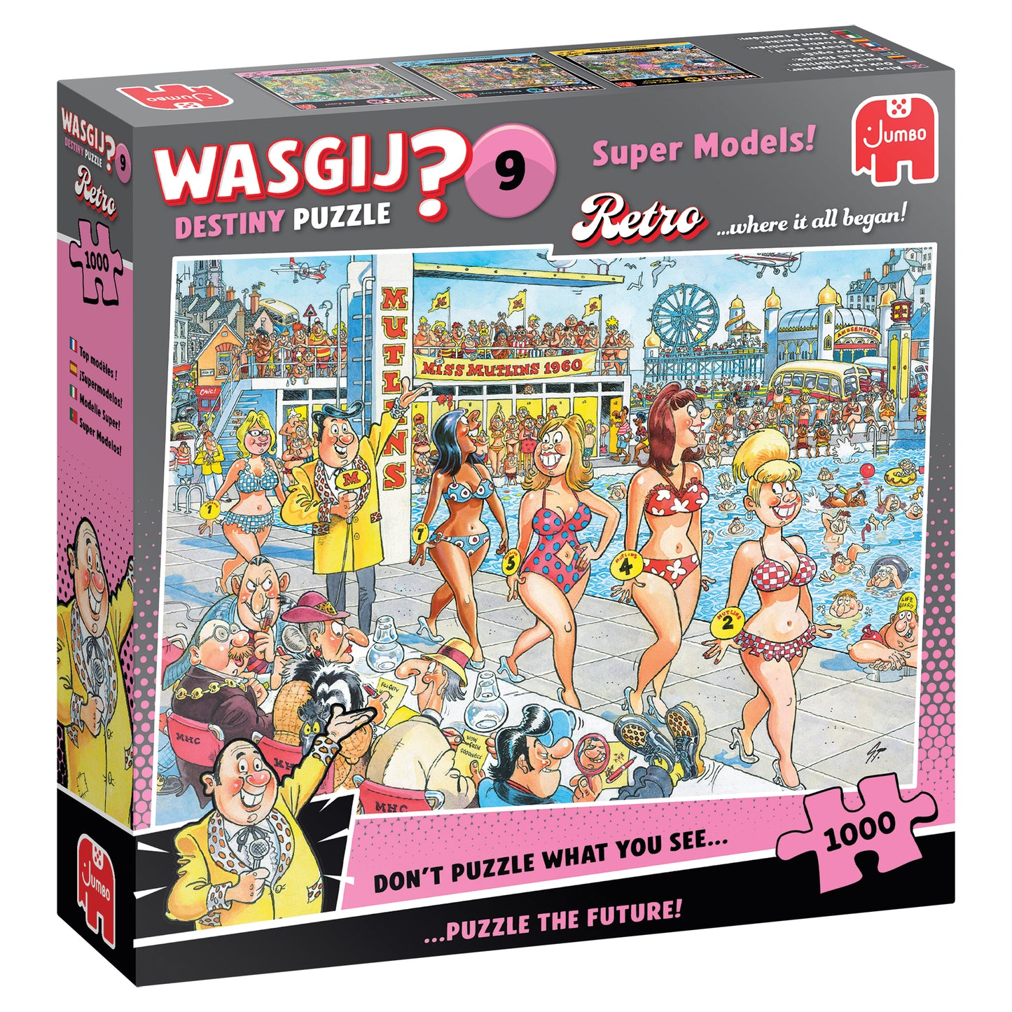 Wasgij Retro Destiny 9 - Super Models! (1 000)