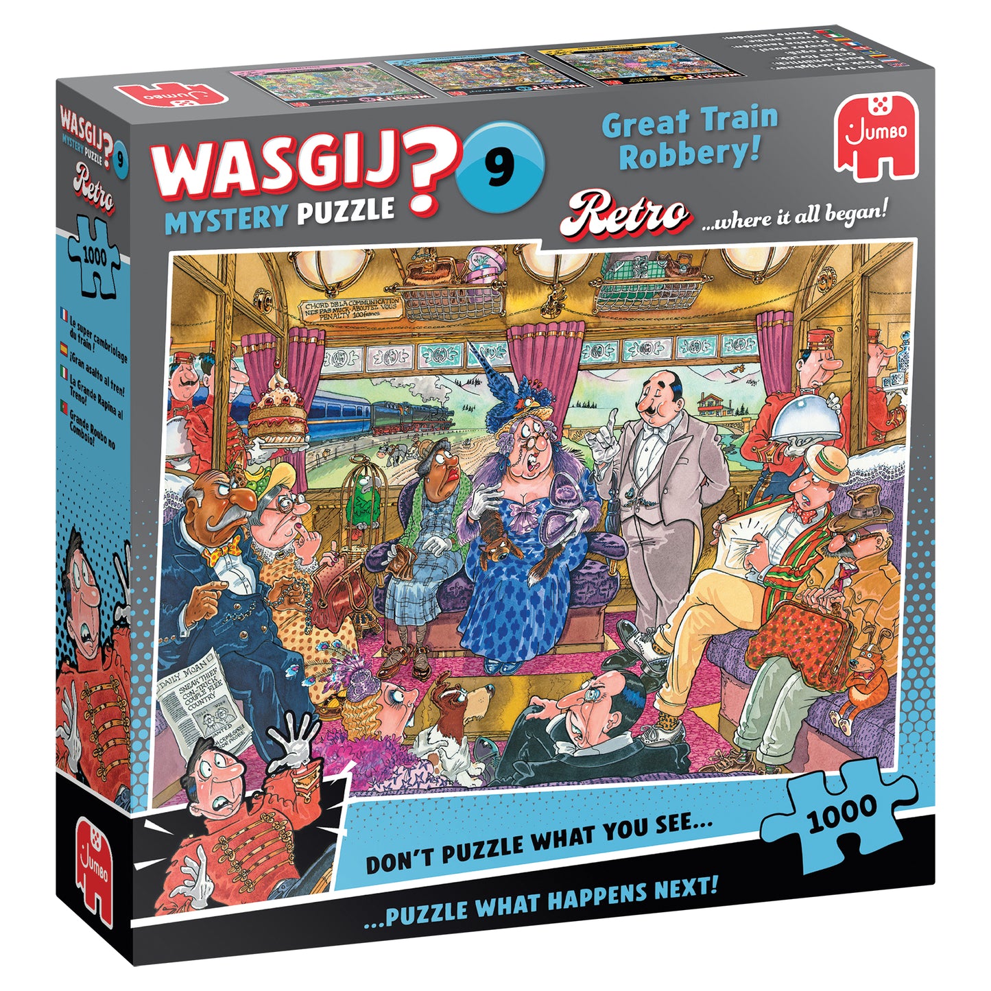 Wasgij Retro Mystery 9 - The Great Train Robbery! (1 000)